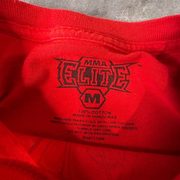 Y2K MMA Elite Salvation Red and Black AOP Affliction Style Graphic TShirt Size M - Picture 4 of 7